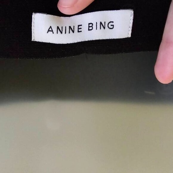 Anine Bing Black Max Pants Skinny Size 34 - Picture 12 of 14